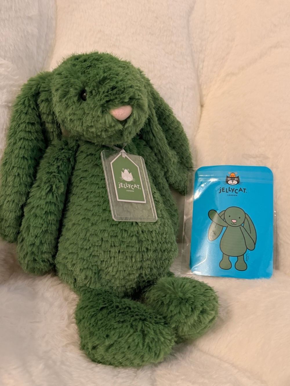 Jellycat Ireland exclusive bunny with sticker BNWT ship on same day